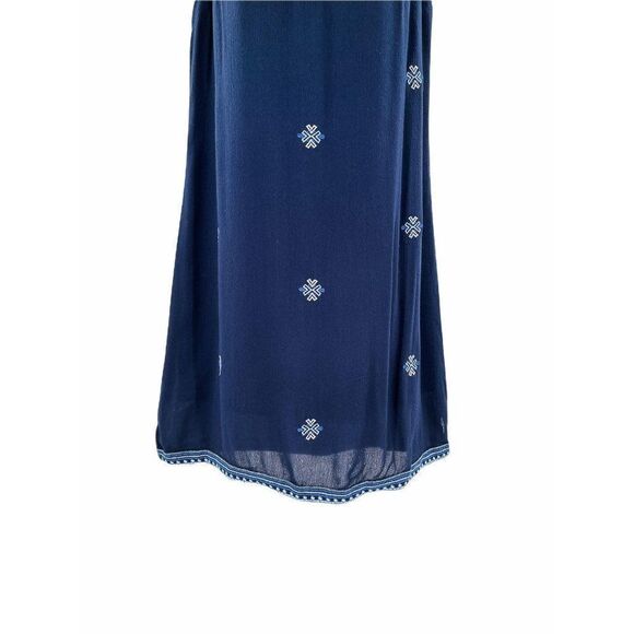 2/$30 Anthropologie Skies Are Blue Embroidered Sleeveless VNeck Tunic Dress - Picture 6 of 7